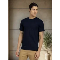 Creaprint - Polera Algodon Mc Unisex Azul Marino Talla L