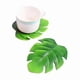 thumbnail image 1 of Posavaso Forma De Hoja Posavasos Con Estilo Naturaleza 6 Uni Verde Oscuro, 1 of 1