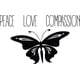 thumbnail image 1 of Decomural Butterfly Peace Love WS-44124, 1 of 2