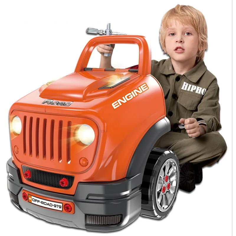 Genérico - Juego De Mecánicos Camiones- Autos Niños Armables