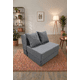 thumbnail image 1 of SOFA CAMA ESPUMA GREY PREMIUM 190X90X18 1pza, 1 of 2
