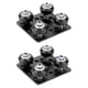 thumbnail image 1 of Placa de rueda en V QWORK de 65 mm x 65 mm para perfil de aluminio 2020V, 1 of 8