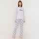 thumbnail image 4 of Pijama Mujer Pantalón Mujer Flare Lavanda/Gris Corona, 4 of 5