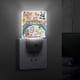 thumbnail image 4 of Kawaii Luz nocturna LED con sensor de anochecer a amanecer para dormitorio, baño, pasillo, escaleras - Lámpara LED nocturna de enchufe, 0.5W - 1 pieza, 4 of 6