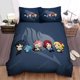 thumbnail image 1 of Fairy Tail Logo With Characters Chibi Quilt Duvet Cover Set Queen Super 3-Piece Bedding Set, 1 of 5