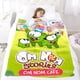 thumbnail image 5 of Om Nom anti-pilling, suave, ligera, esponjosa y acogedora de lujo para hogar y cocina – Perfecta para niños y adultos,120X80cm, 5 of 6
