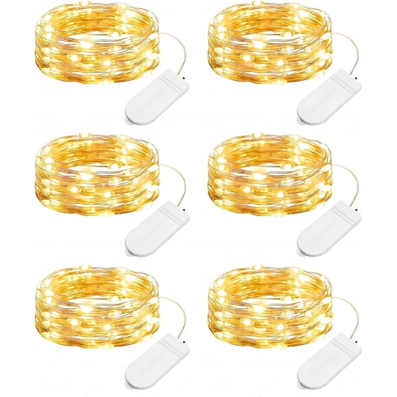 Luces LED decorativas Minetom de 7 pies, 20 LED, IP44