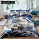 thumbnail image 1 of Pirate Duvet Cover Set Sailboat Nautical Ocean Bed Set Quilt Cover Boys Adult, 1 of 5