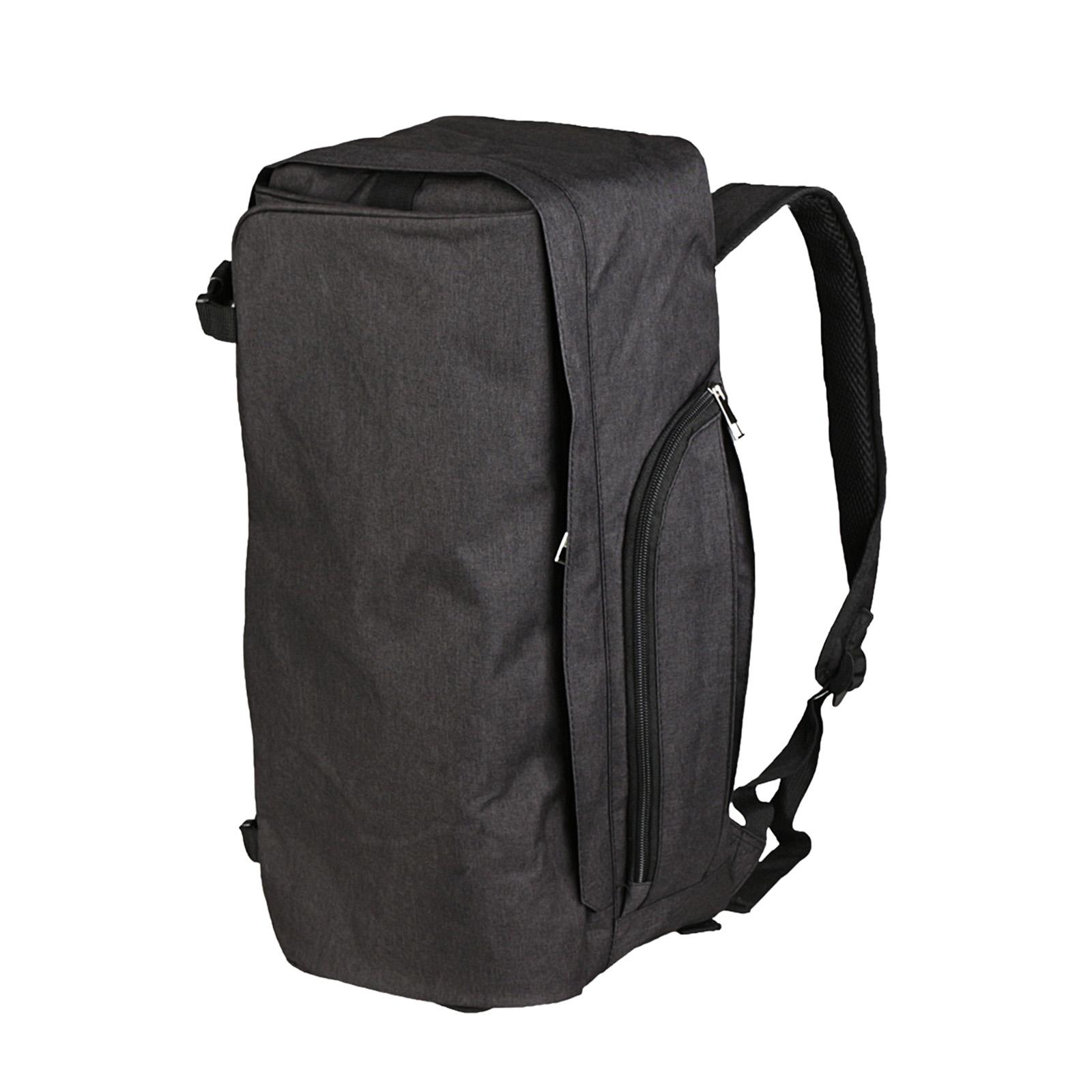 Ioensy - Bolsa De Lona Para Gimnasio, Bolsa De Equipaje, Mochila Multifunción Para Yoga, Entrenamiento En Casa, Yoga, Negro