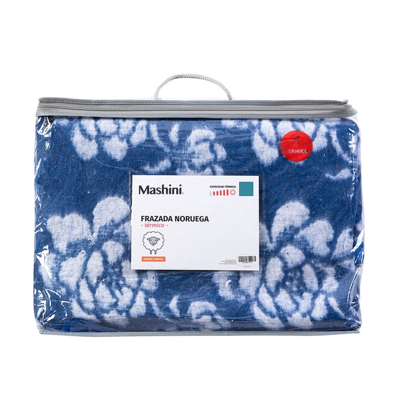 Mashini - Frazada Térmica Noruega 2 P Azul