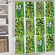 thumbnail image 5 of Pepinillo-theme 4-Piece Shower Curtain Set with Rugs, Waterproof Bathroom Decor Set Includes Bath Mat, U-Shaped Rug, Toilet Lid Cover and Curtain with Hooks, 5 of 6