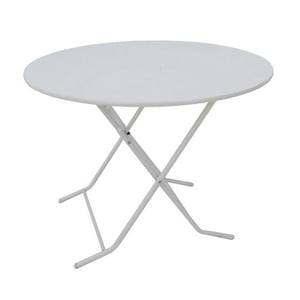 Agm - Mesa Plegable Redonda 1Mt. Blanca Comodidad Y Resistencia