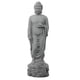 thumbnail image 3 of Decoración de estatua de Buda pequeña, regalo, meditación, artesanías, de pie para la decoración del patio del porche del jardín del hogar, 3 of 5