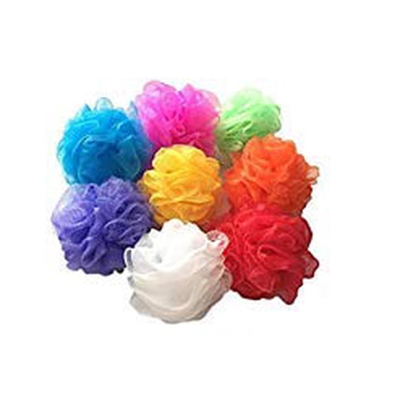 Esponjas de Lufa BIMIGET de Malla - Pack de 8 para Ducha y Baño Infantil