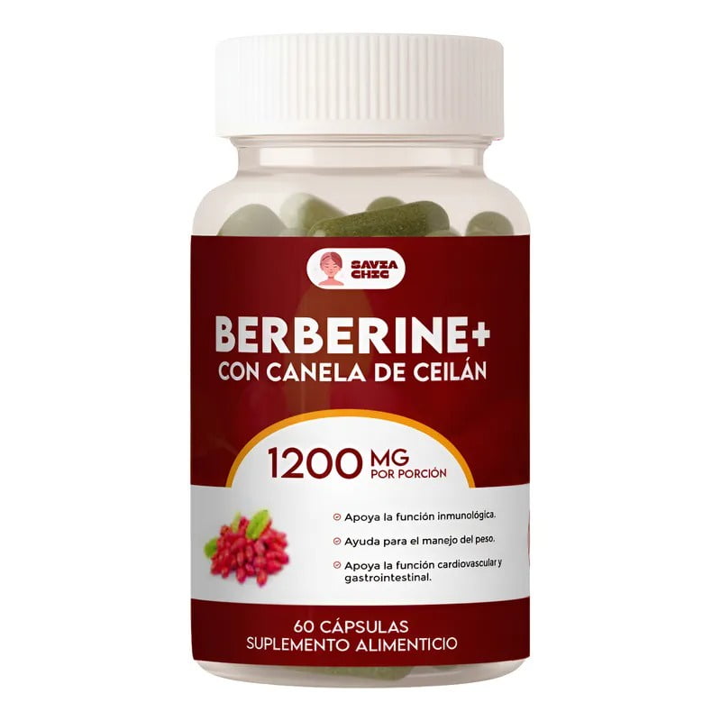 Savia Chic - Berberina 1200mg Quemar Grasa Y Control Azucar