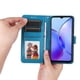 thumbnail image 4 of Funda tipo cartera FOXDOCK para Vivo Y17s , diseño girasol en relieve, cuero PU, cierre magnético, soporte y tarjetero, 4 of 5