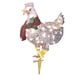 thumbnail image 2 of Adornos De Linterna De Pollo Con Luz De Hierro, Decoración De Atmósfera, Decoración Para Césped Grande Sin Luz, 2 of 5