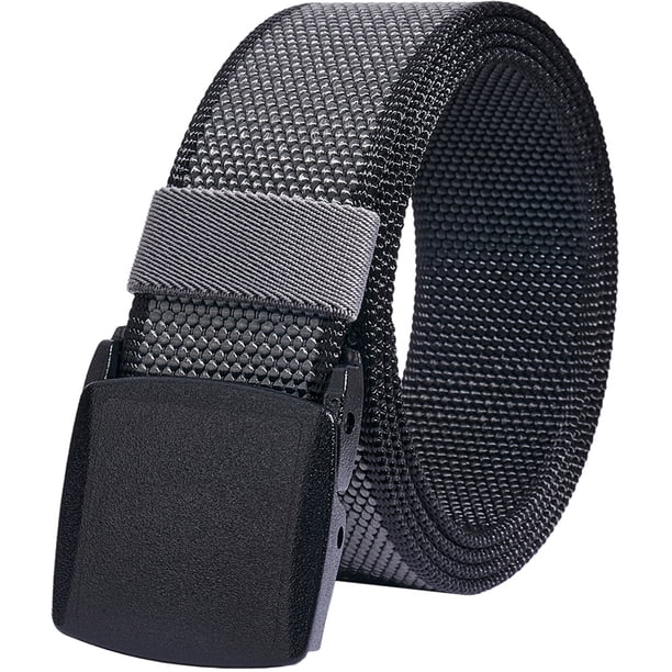 Cinturón Casual Lionvii Reversible Negro y Gris