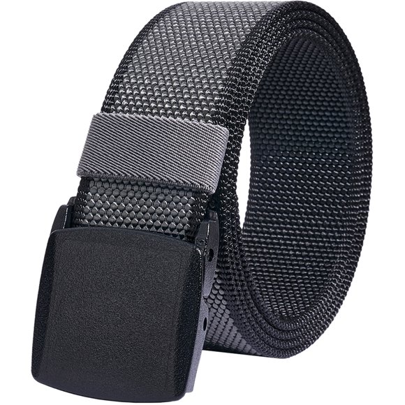 Cinturón Casual Lionvii Reversible Negro y Gris
