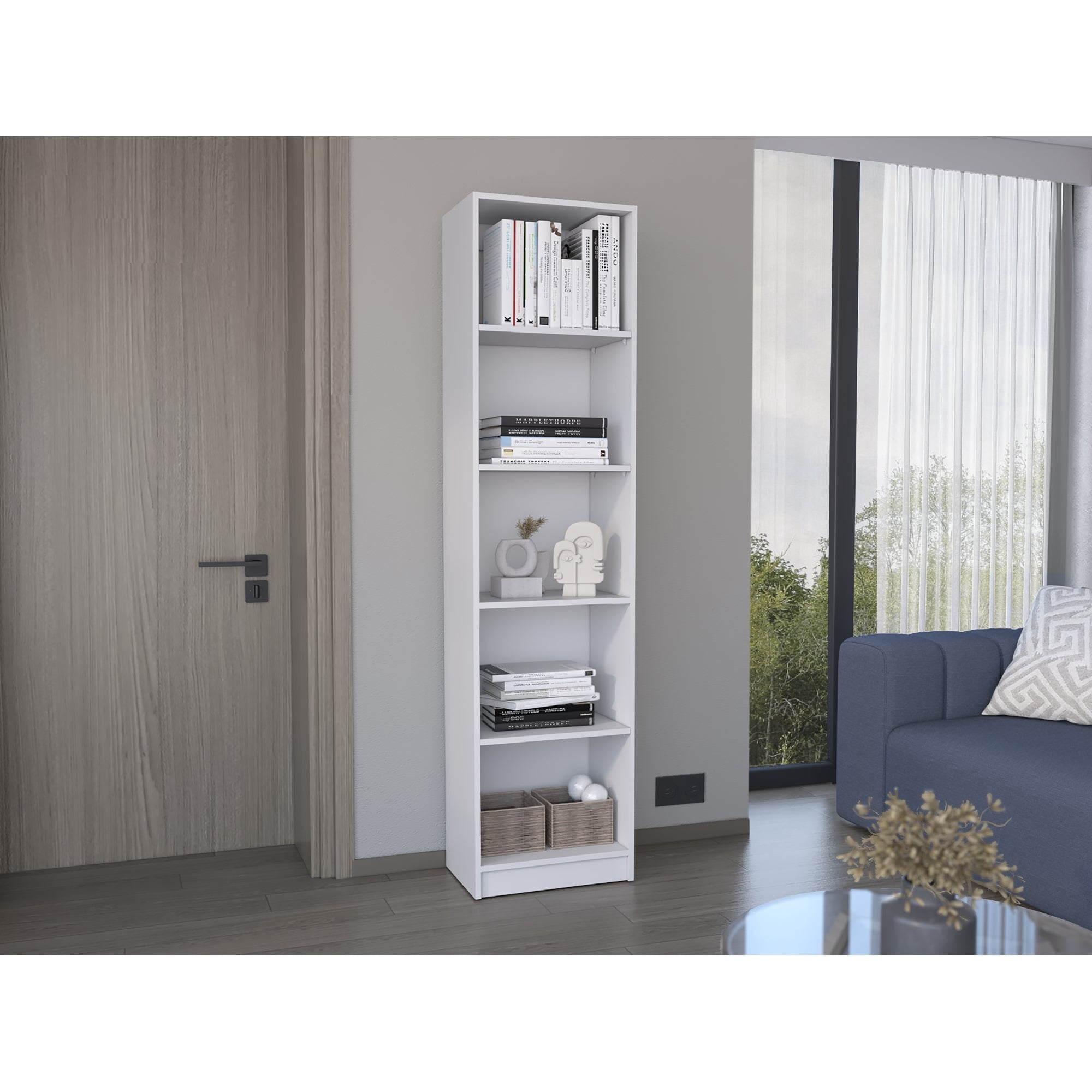 Tuhome - Estante Biblioteca Home-e 5 Niveles Blanco