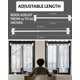thumbnail image 4 of Toallero Skywin magnético ajustable de 36 a 71 cm, blanco, paquete de 2, 4 of 7