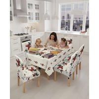 Myl Todo Hogar - Set Comedor 6 Personas Mantel Antimanchas Y Fundas De Silla