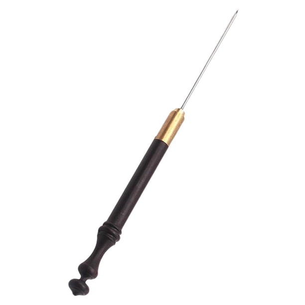 Agujas De Bordado Francés Kit De Herramientas De Ganchillo Cuentas De Lentejuelas Mango De Madera 0,8 Mm