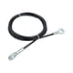 thumbnail image 1 of Cable de extensión para gimnasio en casa, cable de acero de 5 mm, para entrenamiento de antebrazos, muñecas y levantamiento de pesas, polea de fitness 1 metro, 1 of 5