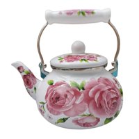 Bothyi - Hervidor De Agua Esmaltado Con Tapa, Tetera Turca Para Fiesta En El Hogar, Estilo D