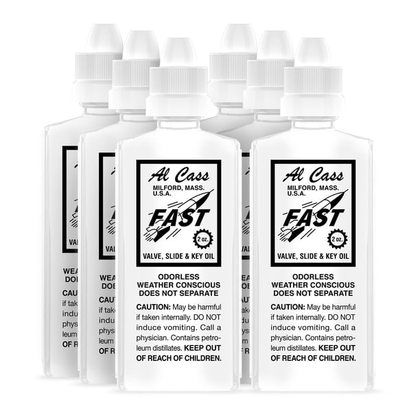 Aceite para válvulas, correderas y llaves Al Cass Fast, 60 ml, para instrumentos de metal