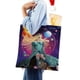 thumbnail image 4 of Princess Rosalina Bolso de tela con estampado de lienzo para mujer, bolsa de compras reutilizable y estética, con cremallera interior, regalo para mujer,40*40cm., 4 of 6