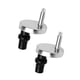 thumbnail image 4 of 2x Fijaciones De Bisagra Para Asiento De Inodoro, Piezas De Repuesto Universales Duraderas Para Asiento De Inodoro, Estilo A, 4 of 5