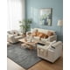 thumbnail image 1 of Cubre sillon reversibles con bolsas sest de 3 piezas 3+1+1, 1 of 5