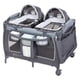 thumbnail image 1 of Baby Trend Lil' Snooze Deluxe III para gemelos Cozy Grey, 1 of 3