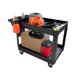 thumbnail image 3 of Carrito de servicio multiusos MaxWorks 80858 de 227 kg con 2 bandejas y ruedas, 3 of 4