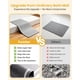 thumbnail image 3 of Alfombra de baño Furicher Soft Diatomaceous Earth, juego de 2 piezas, gris, 3 of 7