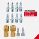thumbnail image 3 of Kit de acopladores y enchufes Milton (S-210) 1/4 NPT M-Style 12 piezas, 3 of 7