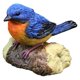 thumbnail image 4 of Estatua De Pájaro En Miniatura Artesanía Pájaro Animal Modelo Ornamento Decoración 1 Unids B, 4 of 5