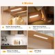 thumbnail image 5 of Luz Bajo Gabinete Auxoda Paquete de 6 Recargables por USB LED, 5 of 7