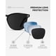 thumbnail image 4 of Gafas de sol WearMe Pro Nick Polarized Modern Square Frame, 4 of 8