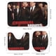 thumbnail image 3 of Mentes criminales-theme 4-Piece Shower Curtain Set with Rugs, Waterproof Bathroom Decor Set Includes Bath Mat, U-Shaped Rug, Toilet Lid Cover and Curtain with Hooks, 3 of 6