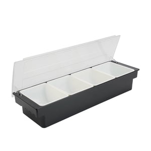 Magideal - Bandeja Con Compartimentos Extraíbles, Organizador De Servicio, Estación De Guarnición De Platos Multifunción Para Tienda, Regalo De Celebración, Uso Cuatro Rejillas