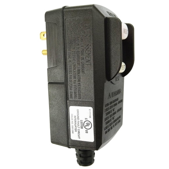 Enchufe GFCI de repuesto, 15 A, 3 clavijas, GFI, resistente al agua, certificado UL