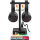 thumbnail image 1 of Soporte para auriculares KAFRI RGB Dual con USB‑C/USB y enchufe de CA, 1 of 7
