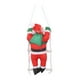 thumbnail image 2 of Adorno Colgante De Papá Noel Trepando Por Una Escalera De Cuerda Para Pared De Casa De Campo, 25 Cm, Papá Noel Individual, 2 of 5