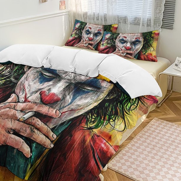 The Dark KnightCartoon Collection 3-Piece Comforter Set, Personalized Bedding Decor for Kids And Teens Bed Sheets