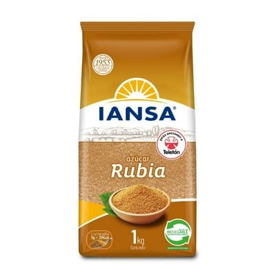 Azúcar Rubia Granulada Bolsa 1 Kg Iansa