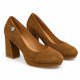 thumbnail image 2 of Zapato de Mujer Formal Gamuza Taco Cuadrado 8cm, 2 of 9