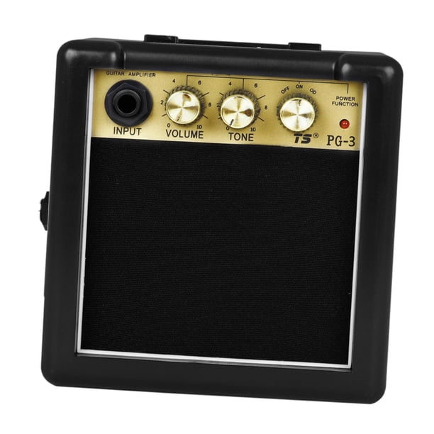 Amplificador de guitarra altavoz de guitarra High Performance 3W Fácil de instalar accesorio de instrumentos compactos, amplificador de bajo portátil