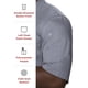 thumbnail image 3 of Chaqueta de chef Chef Works Montreal Cool Vent para hombre, color gris S, 3 of 4